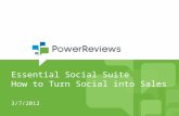 PowerReviews Webinar: Turn Social into Sales Featuring Teleflora