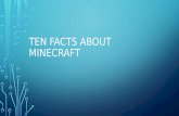 Ten facts about minecraft