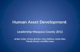 Human Asset Development and Recruitment