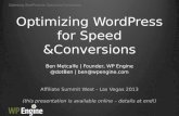Optimizing WordPress for Speed and Conversions by Ben Metcalfe