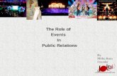 EMDI Public Relations Session on The Role of Events in PR