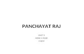 Panchayat raj