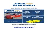 New 2012 Chevrolet Sonic Hatch 2LT Stock ID- 5906 at Jack Burford Chevrolet of Richmond KY
