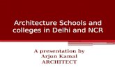 Architecture schools and colleges in delhi and ncr