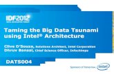 Taming the Big Data Tsunami using Intel Architecture
