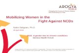 Mobilizing Women in the Fight Against NCDs