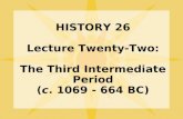 Lecture 22   third intermediate period (b)