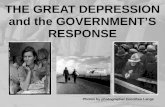 Great depression gov't response
