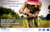 Agricultural water management planning in Cambodia