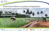 From land reform to pump energisation