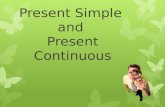 Present simple and present continuous contrasted