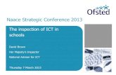 Naace Conference 2103 - Inspecting ICT in the Current Curriculum Climate - David Brown