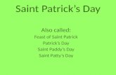 Saint patrick’s day