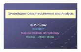 Groundwater Data Requirement and Analysis