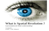 What is spatial Resolution