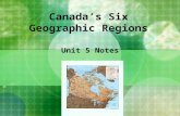 6 geographic regions