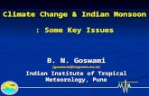 Goswami  Climate Change And Indian Monsoon Cse Workshop
