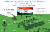 Integrating wind and solar energy in India for a Smart Grid platform