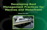 Developing best management practices for marinas and waterfront  1 25-11