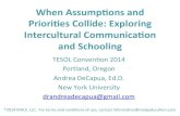 When Assumptions and Priorities Collide TESOL 2014 DeCapua