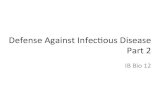 CAS IB Biology 6.3 Defense Against Infectious Disease (Part 2)