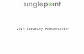 VoIP Security Presentation VoIP Introduction