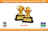 National Energy Conservation Awards 2009 Sectors