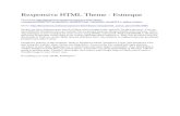Responsive HTML Theme - Estneque