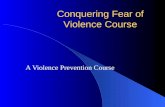 Conquering Fear of Violence Course