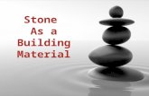Stone as a building material