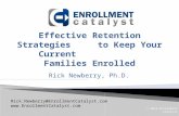 Effective retention strategies to keep your current families enrolled, rick newberry