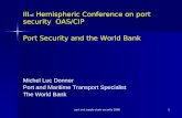 20080410  OAS CIP Presentation: The World Bank and Port Security