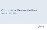 Infineon Technologies Company Presentation Q1 2014
