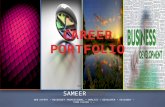 Career Portfolio Sameer Ahmed