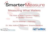 Measuring What Matters; Noncognitive Skills - Webinar Hosted by NUTN