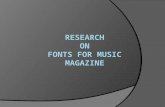 Research on Fonts