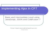 Implementing Ajax In ColdFusion 7
