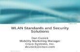 © 2002, Cisco Systems, Inc. WLAN Standards and Security Solutions