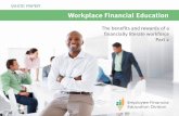 White Paper: Workplace Financial Education - The Benefits and Rewards of a Financially Literate Workforce Part 2