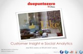 Customer insight e social analytics. dai big data ai relevant data