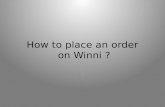 Winni order online