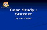 Stuxnet  - Case Study