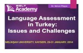 1.1 language assessment in Turkey: plenary CTS-Academic