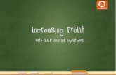 Increase profit with ERP and BI Systems