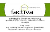 Strategic Intranet Planning Presented by the ...