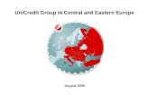 August 2006 UniCredit Group in Central and Eastern Europe