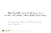 Leading in the new workplace