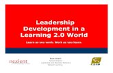 Leadership Development in a Learning 2.0 World