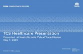 TCS Healthcare Presentation  05 07 09