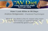 How I Lost 45lbs In 90 Days